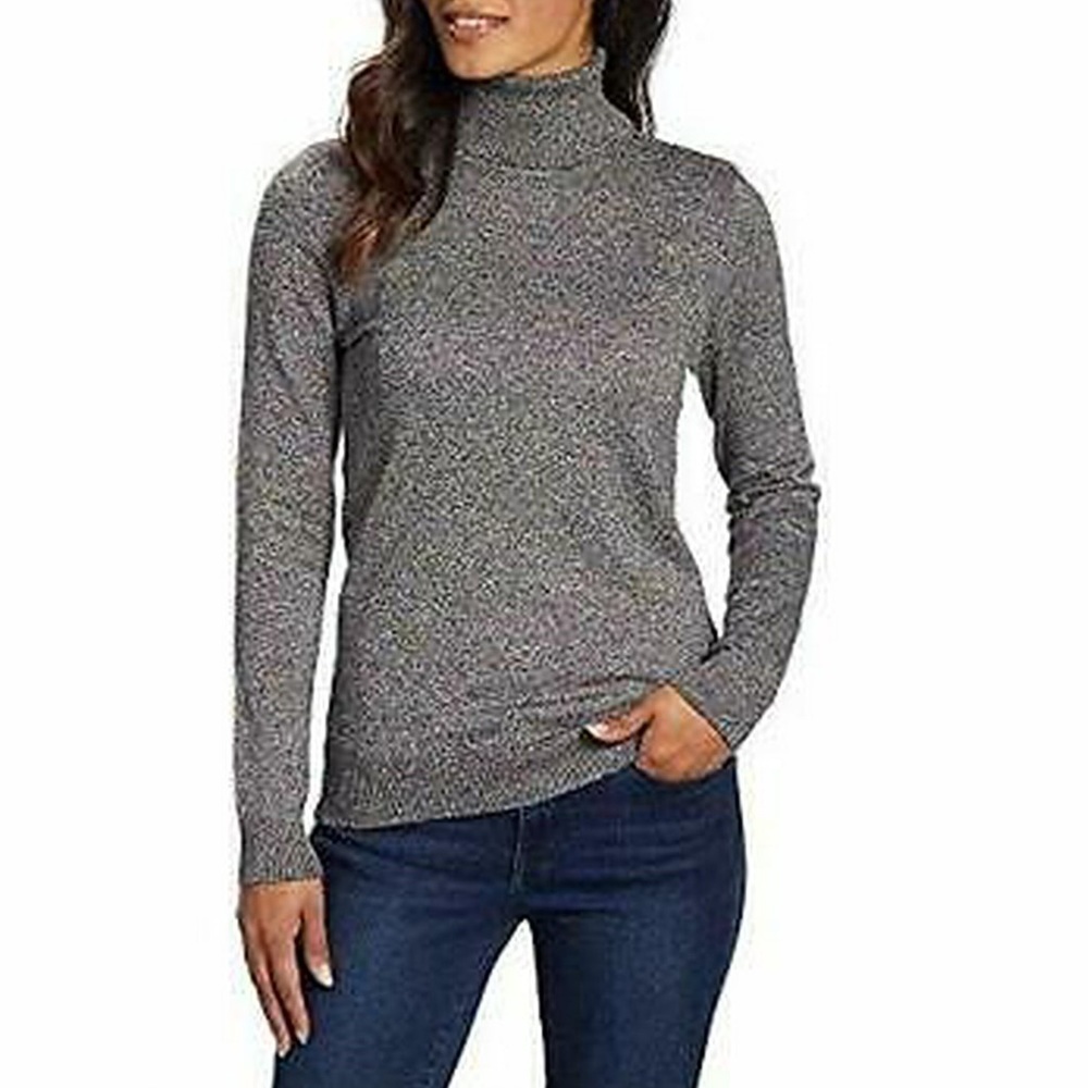 Andrew Marc Turtleneck Sweater in‎ Heather Gray, Size Small